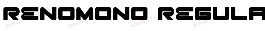 RenoMono Regular字体转换